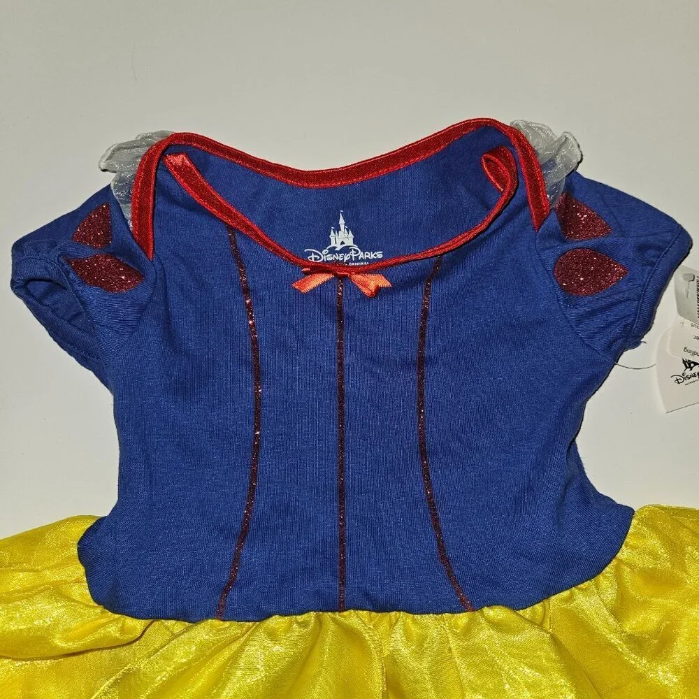 NEW Snow White Princess Dress Disney Parks Halloween Costume Baby Girl 12 Months